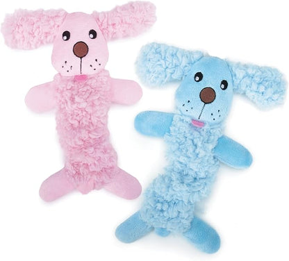Grriggles Baby Bark Bungee Pup Toy, Pink Small