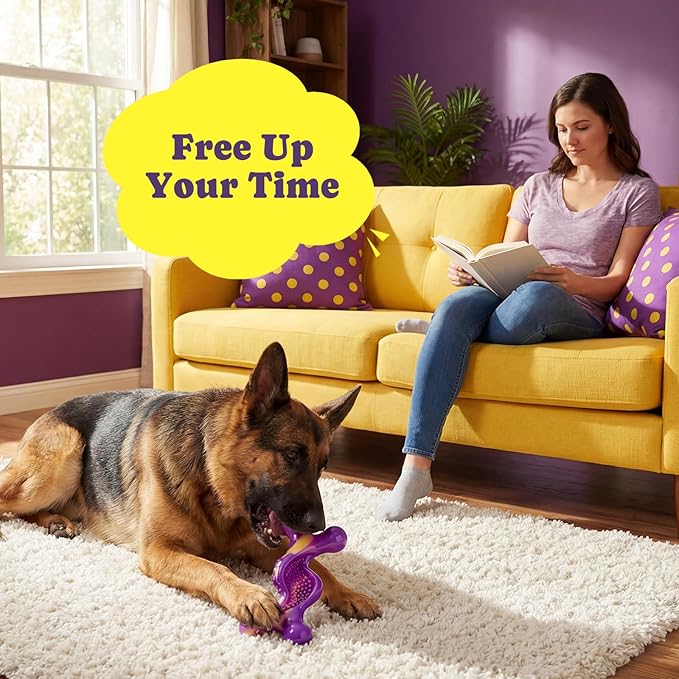 Dog Toys for Aggressive Chewers: Larger Size, Weighing 400g, 2 Pack Tough Dog Toy for Medium & Large Dogs Weighing 30-110 lbs, Indestructible Dog Chew Toys