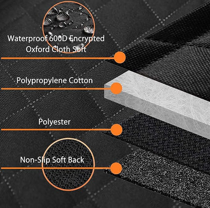 Dog Car Seat Cover for Infiniti G25X Q70h QX4 Qx60 G20, Pet Cover for Dogs Car Protector Seat Waterproof Scratch Proof Nonslip Dog Hammock with Mesh Visual Window & Pockets