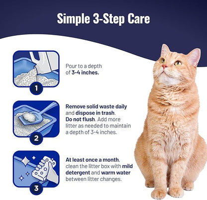 Cat's Pride Max Power: Bacterial Odor Control - Up to 10 Days of Powerful Odor Control - Strong Clumping - 99% Dust Free - Multi-Cat Litter, Scented, 15 Pounds