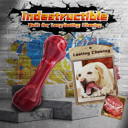 Long-Lasting Heavy Various Dog Chew Toys for Aggressive Chewers, 9 Pack Indestructible Large Dog Toys Include Tug Chew & Rope Toys, Squeaky Toys for Medium&Large Breed(for Super chewers -Mad Bunny)
