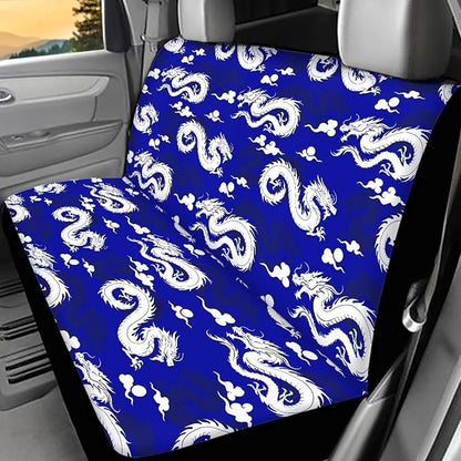 AFPANQZ Asia Dragon Dog Car Backseat Covers Dog Seat Cushion for Rear Seat Non-Slip Soft Car Seat Covers for Dogs, Pet, Kids Seat Cover for Auto Back Seat, Bench Protective