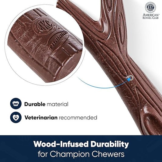 American Kennel Club Training Dog Chew Toy, Stick Dog Toy, Durable Dog Toy for Moderate Chewers, Peanut Butter Scented for Long-Lasting Engagement, Supports Dental Health