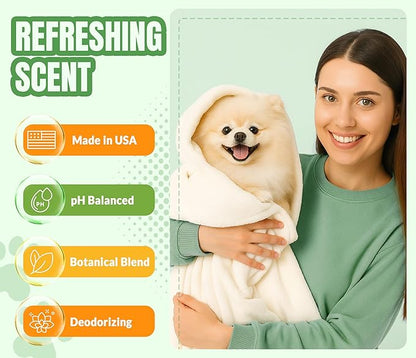 ALFIE'S CHOICE Dog Shampoo for Smelly Dogs | Fresh & Clean Shampoo and Conditioner Set | 16 fl oz Each | Lavender & Rosemary Deodorizing Wash | Odor Control for All Breeds | Made in USA