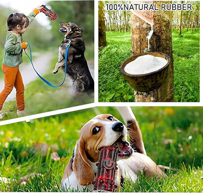 Indestructible Chew Toy for Aggressive Large Medium Breed Dogs - Squeaky, Interactive, Tough Durable Toothbrush for Dog Birthday