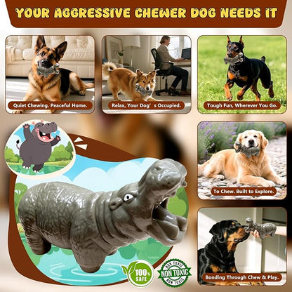 Dog Chew Toys for Aggressive Chewers,Indestructible Toy for Large Dogs,Tough Dog Toys to Keep Them Busy & Reduce Boredom for Medium, Large Dogs