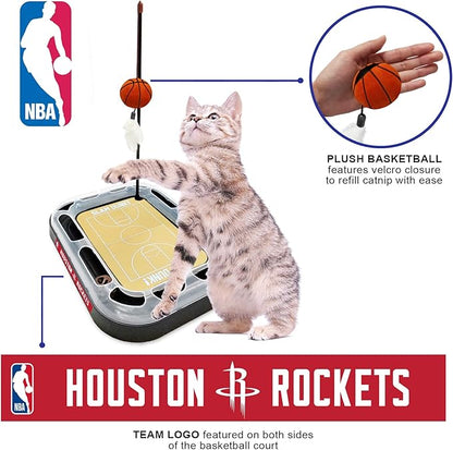 Houston Rockets Basketball Cat Scratcher Toy