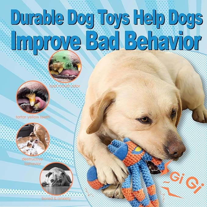 LEGEND SANDY Squeaky Dog Toys- Plush Dog Toys with Soft Fabric for Small, Medium, and Large Dogs Daily Companionship, Training Reward Gift