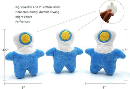 MODERN WAVE - Interactive Squeaky Plush Hide and Seek Squirrel Type Puzzle Toy for Dogs, Medium Size (Submarine and Divers)
