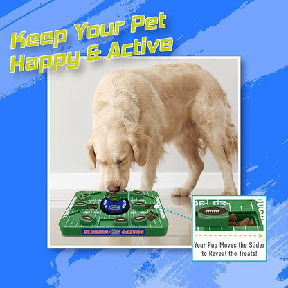 Pets First NCAA Florida Large Puzzle Toy, Dog Puzzle Treat Toy, New Large Size, Interactive Dog Treat Toy, Dog Slow Feeding Toy