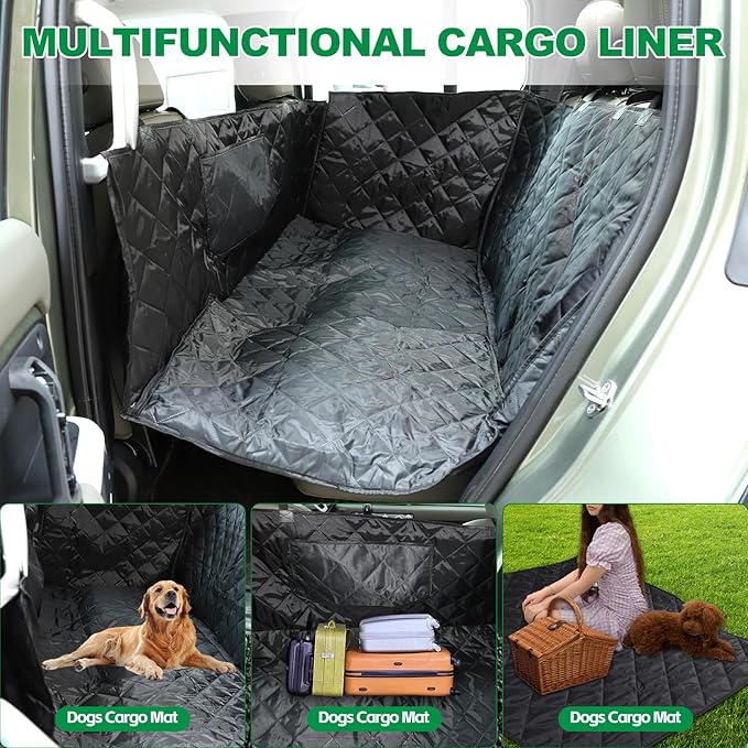 HAPPYHORSE Car Dog Seat Cover Compatible with Land Rover Defender 90 110 130 2020-2024 Dog Rear Seat Cover Pet Car Seat Protector Waterproof Bench Car Seat Cover