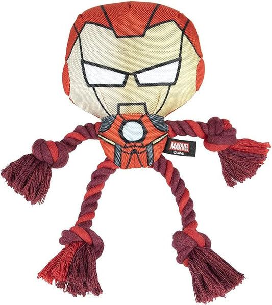 CERD LIFE'S LITTLE MOMENTS - Iron Man Rope Toy for Medium and Big Dogs - Indestructible, Tough Dog Toy - Official Marvel Licensed