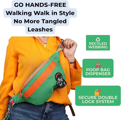 Pawlook Hands-Free Dog Walking Belt Bag