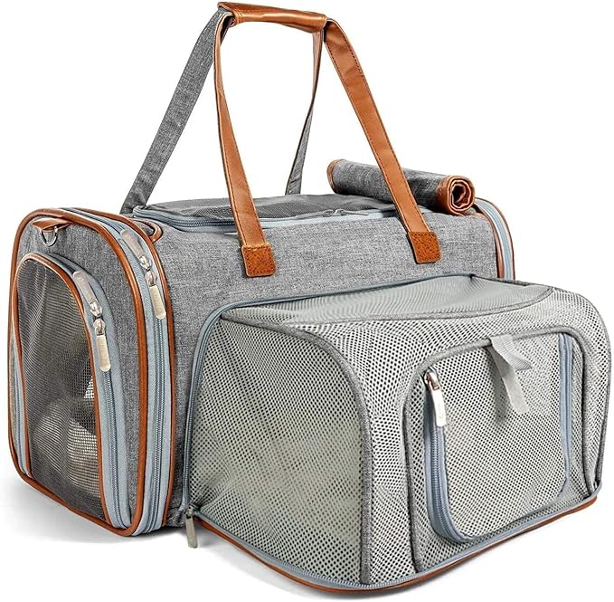 Mr. Peanut's Gold Series Standard Size Airline Compliant Expandable Pet Carrier V3.0
