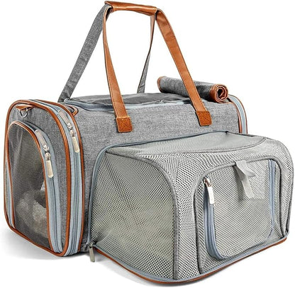 Mr. Peanut's Gold Series Standard Size Airline Compliant Expandable Pet Carrier V3.0