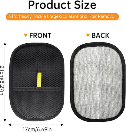 Pet Hair Remover Gloves Bath Brush Gentle Shedding Brushes,Pet Hair Remover Tool for Carpet, Curtain, Clothing, Couch, Car Seat (2PCS)