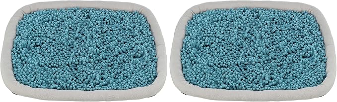 TRIXIE Snuffle & Seek Plate, Sniff Mat, Interactive Feeding Game, Slow Feeder, Level 1 Enrichment Puzzle for Dogs & Cats (Pack of 2)
