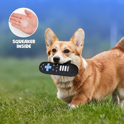 Remote Control Parody Dog Toy – Funny Crinkle & Squeaky Dog Toys for Interactive Play and Training – Durable, Easy to Clean, Birthday Gifts for Small, Medium and Large Dogs