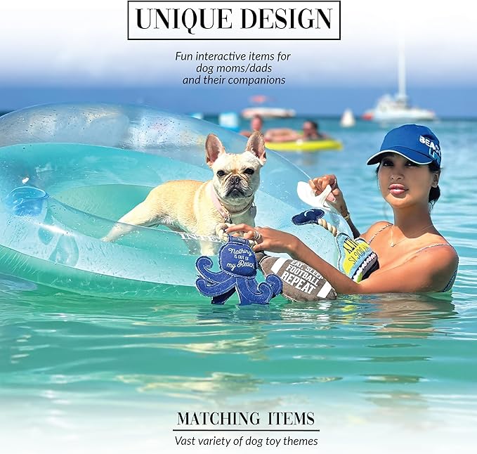 Pavilion Gift Company - Out of Reach - 11.5" Canvas Rope Dog Toy Chew Tug of War Octopus Aquatic Water Sea Ocean Best Friend Dog Doggy Puppy K9 Gift