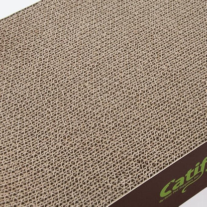 Best Pet Supplies Catify Cat Scratcher, Fun Interactive Scratchers, Posts, Poles, Claw Safe, Furniture Saver Indoor Play Support Natural Cat Behaviors Heavy Duty - Lounger I, 22.875 x 10.25"