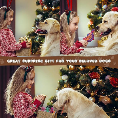 Magicorange 3 Pack Dog Chew Toys for Aggressive Chewers, Nylon Durable Dog Toys, Milk Flavored Tough Chew Toys