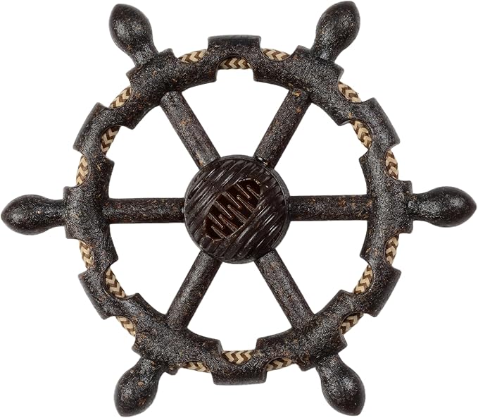 Tug of War Dog Toy - Pirate Wheel Dog Tug Toy with Treat-Dispensing, Interactive Dog Chew Toy with Durable Design for Dental Health and Boredom Relief