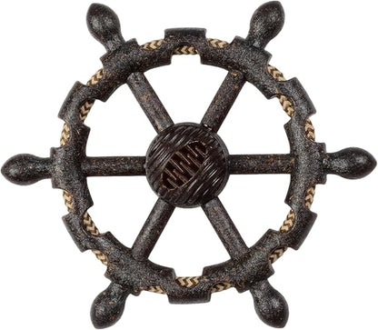 Tug of War Dog Toy - Pirate Wheel Dog Tug Toy with Treat-Dispensing, Interactive Dog Chew Toy with Durable Design for Dental Health and Boredom Relief