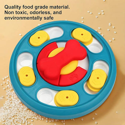 Paw-FECT Piece Interactive Dog Treat Puzzle Toy, Dog Food Slow Feeder for Mental Stimulation, IQ Training, Prevents Overeating & Fast Eating, Helps Fight Obesity, Great for All Pet Sizes/Breeds