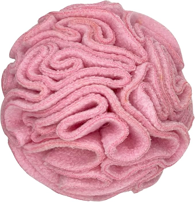 Glory To Dog Puppy and Small Breed Snuffle Interactive Foraging Dog Puzzle Ball Toy Pink