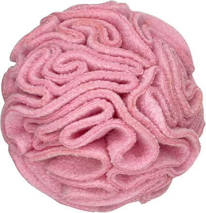 Glory To Dog Puppy and Small Breed Snuffle Interactive Foraging Dog Puzzle Ball Toy Pink