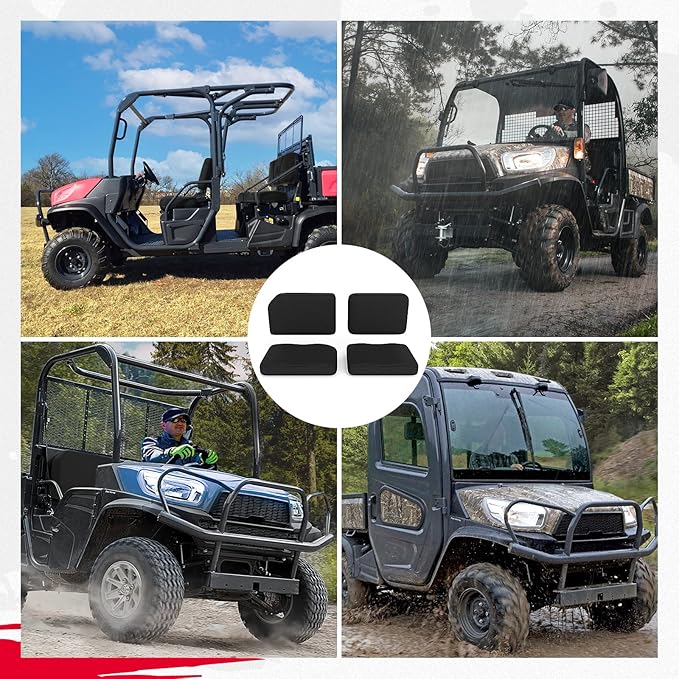 KEMIMOTO Seat Covers Compatible with Kubota RTV X900 X1100 X1120D 1140 XG850 Sidekick, Heavy Duty Camo UTV Seat Protector, UV-Resistant and Water-Resistant
