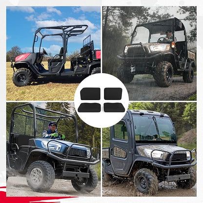 KEMIMOTO Seat Covers Compatible with Kubota RTV X900 X1100 X1120D 1140 XG850 Sidekick, Heavy Duty Camo UTV Seat Protector, UV-Resistant and Water-Resistant