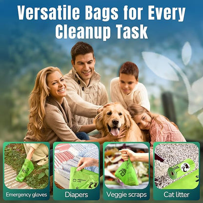Pet N Pet 720 Counts, Unscented Dog Poop Bags Rolls, 41% Plant Based & 59% PE Poop Bags For Dogs with Dispenser, 48 Rolls Extra Thick Dog Waste Bag, Doggie Poo Bag
