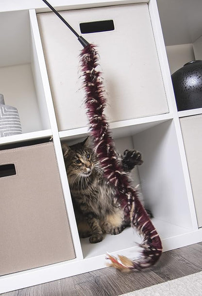 Petlinks Plume Crazy Wand Cat Toy - Randomly Selected Color, One Size