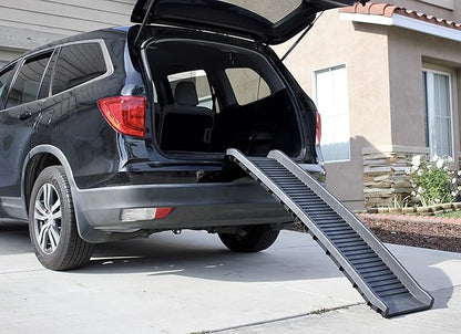 PawStep Folding Pet Ramp for Dogs & Cats, Portable Dog Ramp for Cars, SUVs, Beds & Couches – Lightweight Non-Slip Pet Ramp for Small, Medium & Large Pets – 50524