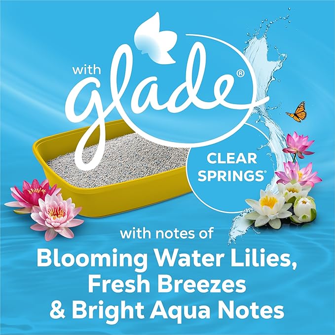 Purina Tidy Cats Clumping Multi Cat Litter, Glade Clear Springs - 38 lb. Box