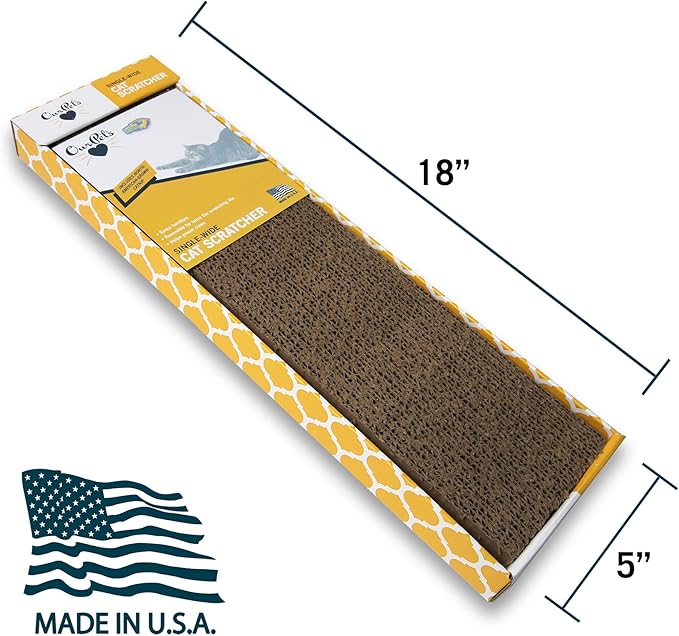 OurPet's Straight and Narrow Single Wide Reversible Cat Scratcher