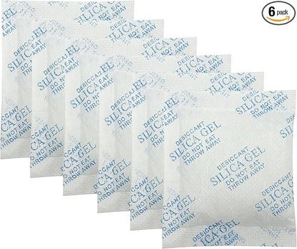 6-Pack Replacement Desiccant Bags for Voluas Automatic Pet Feeders Cat Dog Feeders Desiccant Bag (6)