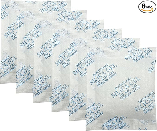 6-Pack Replacement Desiccant Bags for Voluas Automatic Pet Feeders Cat Dog Feeders Desiccant Bag (6)