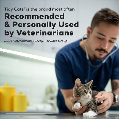 Purina Tidy Cats Cat Litter for Litter-Robot Clumping Cat Litter Odor Control Formula
