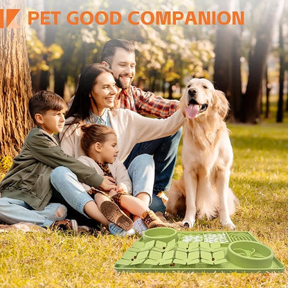 SmartTail Lick Mat for Dogs, Silicone Snuffle Mat for Puppies with Suction Cups, Dog Enrichment Toys for Anxiety Relief, Slow Feeder Dog Bowls for Wet and Dry Foods, Easy to Clean