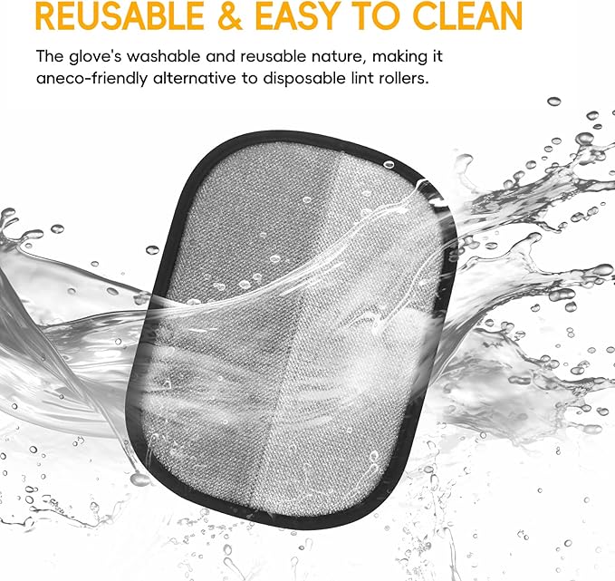 2 Pcs Pet Removal, Magic Brush Electrostatic Pet Remover, Reusable Dog Cat Fur Remover Mitt, Pet Grooming Cleaning, Pet Cleaner Removal Tool for Couch, Furniture