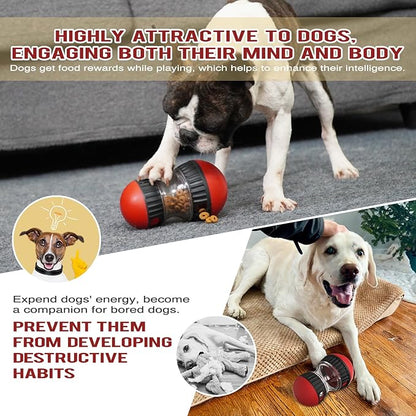Dog Toy Treat Dispenser Interactive Puppy Puzzle Slow Feeder for Small, Medium and Large Breeds