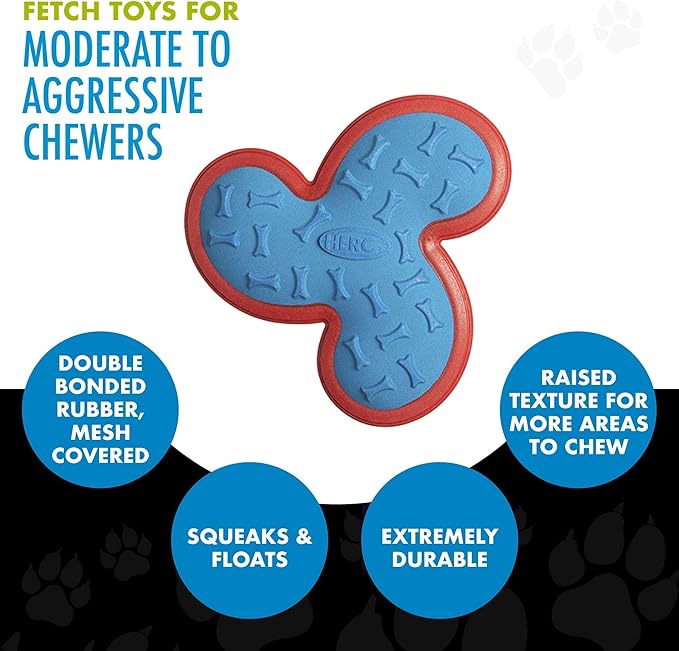 Hero Outer Armor, Fetch Dog Toy, Floats & Squeaks