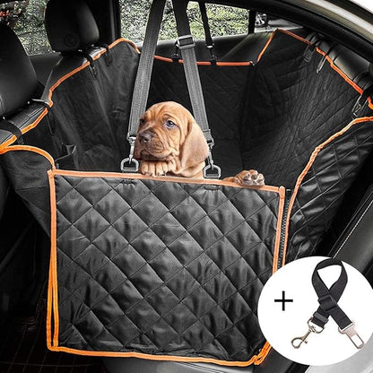 Back Seat Extender for Dogs Waterproof Pet Durable Dog Seat Cover with Seatbelt for Cars Sedan SUV Trucks in Car Accessories Dog Hammock Easy to Clean