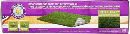 PoochPad Artificial Turf for Dogs (16” x 24”) – Made in USA, Fake Grass Patch for Dogs Potty Urine, Rapid Flow Drainage Artificial Grass Replacement Turf, Indoor or Outdoor Use
