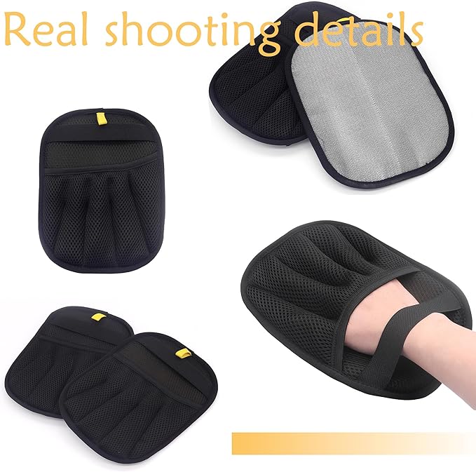 Mira's Pocket Static Pet Hair Remover Glove for Furniture - Conquer Couch, Carpet & Bedding Fur