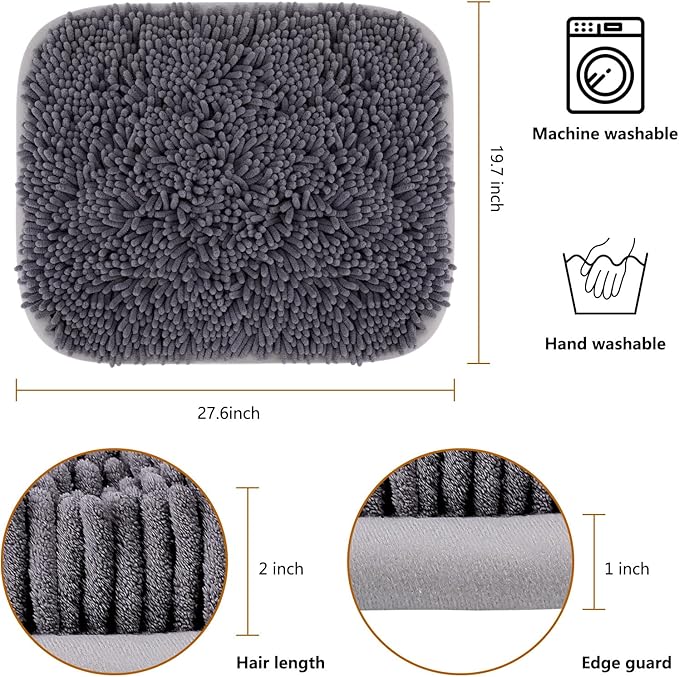 Snuffle Mat for Dogs, 20'' x 28'' Dog Sniffing Interactive Feeding Game Boredom, Puzzle Toys Encourages Natural Foraging Skills and Stress Relief Small/Medium/Large Dogs(20'' x 28'')