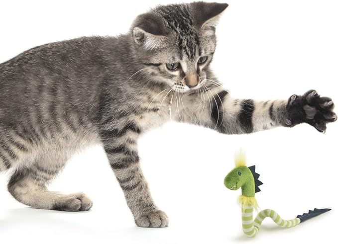 SmartyKat Bendy Buddy Bendable Catnip Cat Toy - Green, One Size (Pack of 2)