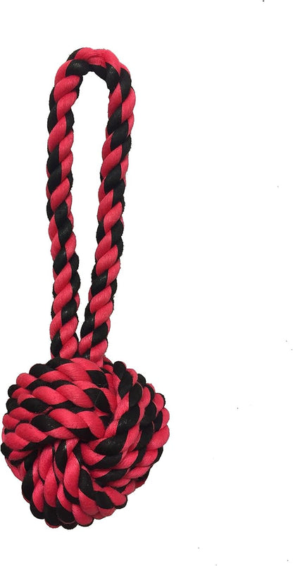 Multipet Nuts for Knots Heavy Duty Rope Dog Toy with Tug, Large